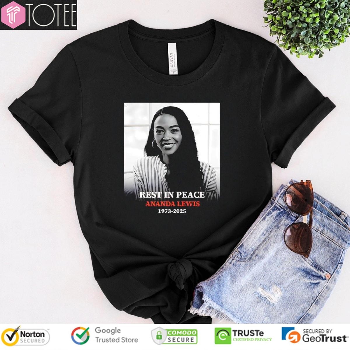 Rest In Peace Ananda Lewis 1973-2025 T-shirt