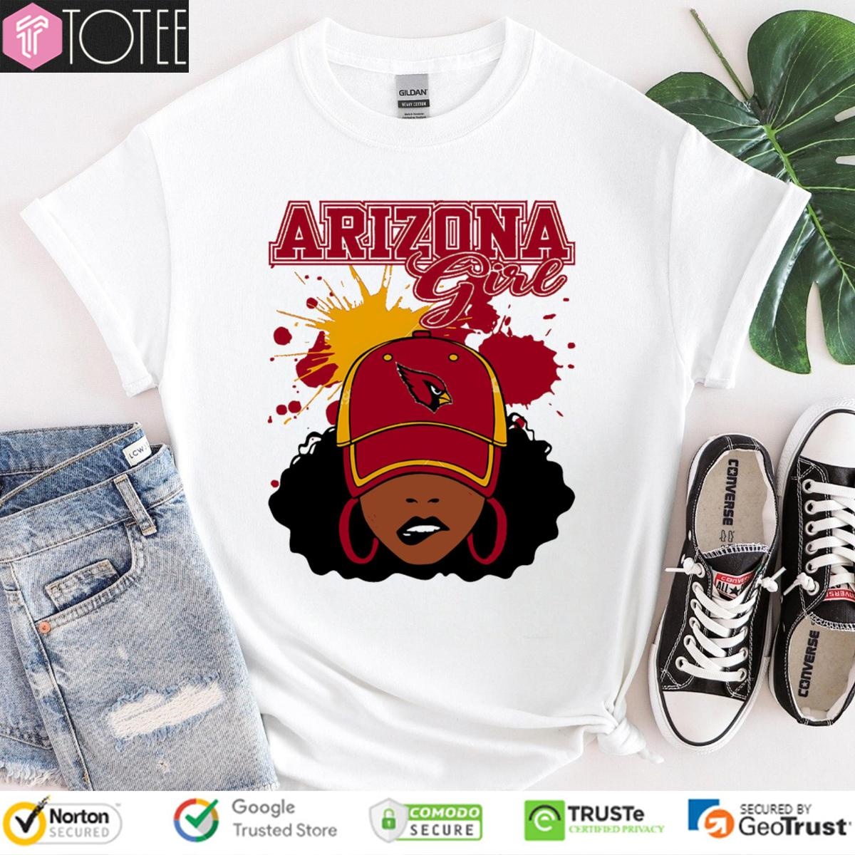 Arizona Cardinals African Girl T-shirt