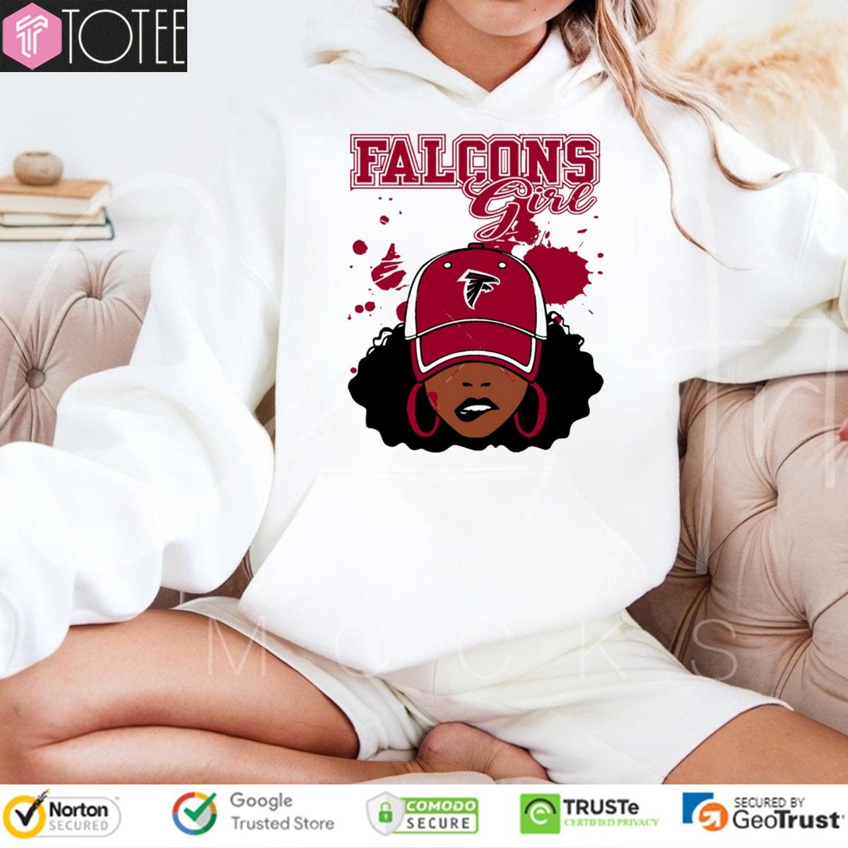 Atlanta Falcons African Girl T-shirt 2