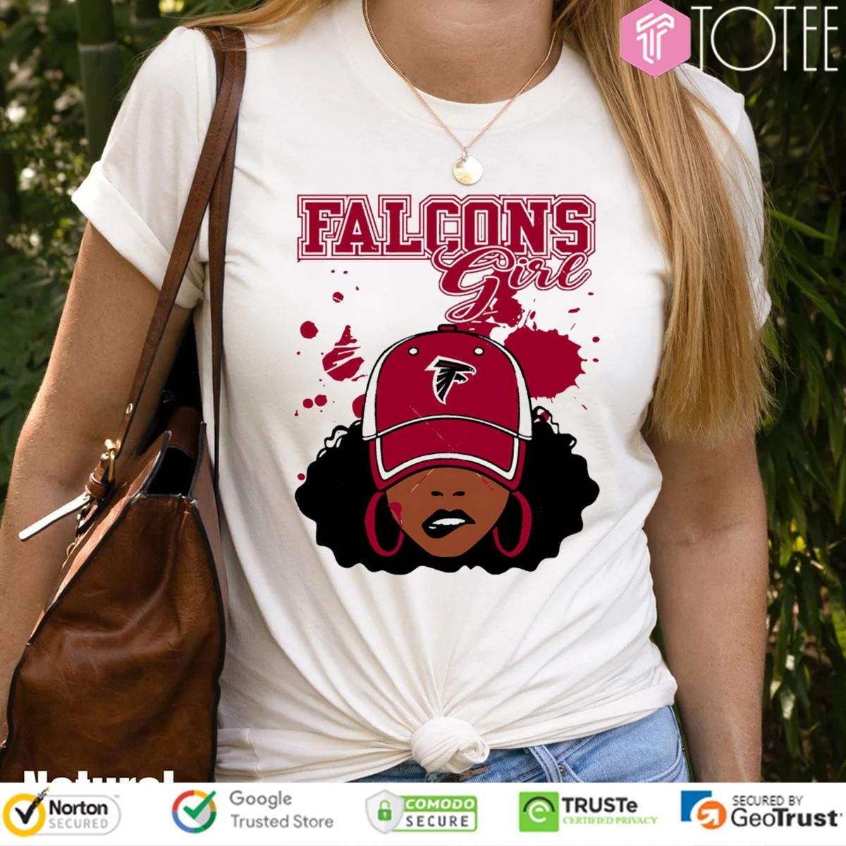 Atlanta Falcons African Girl T-shirt 4