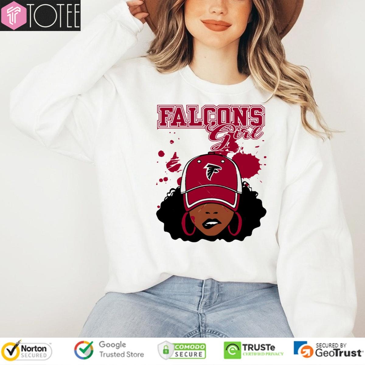 Atlanta Falcons African Girl T-shirt 3