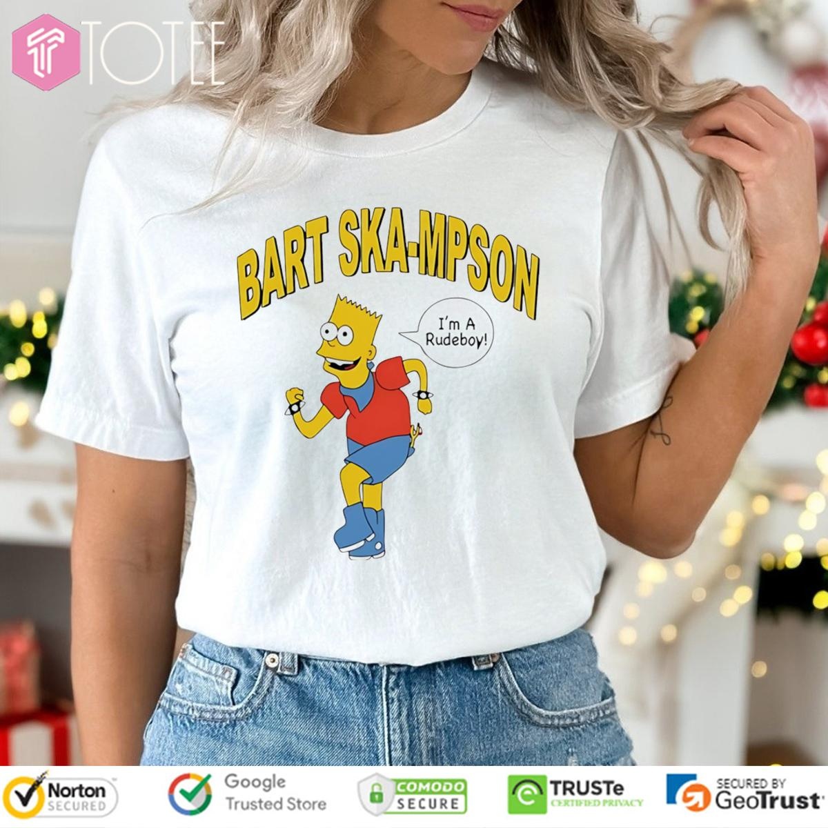 Bart Skampson Im A Rudeboy Bart Simpson T-shirt