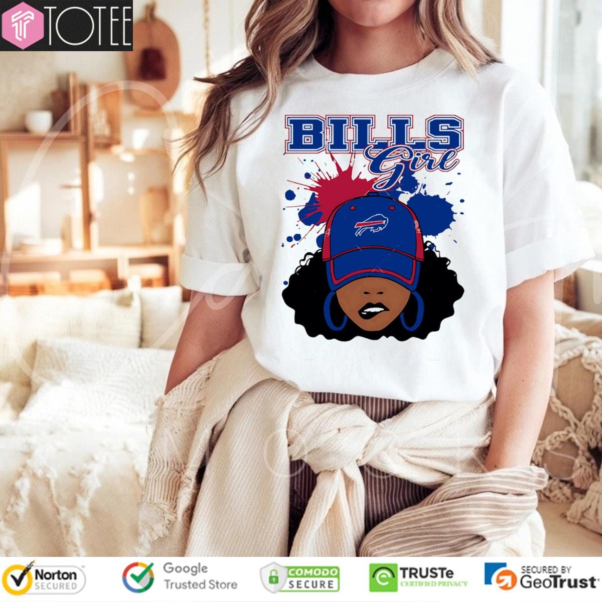 Buffalo Bills African Girl T-shirt 4
