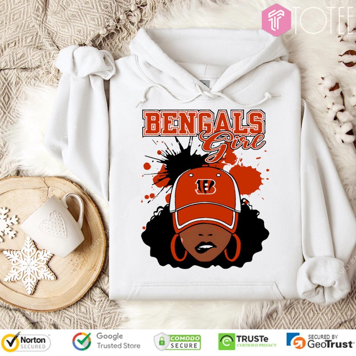 Cincinnati Bengals African Girl T-shirt 2