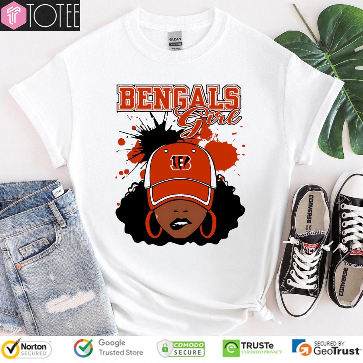 Cincinnati Bengals African Girl T-shirt