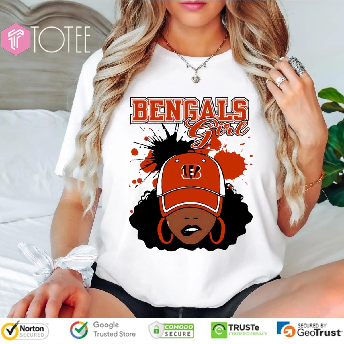 Cincinnati Bengals African Girl T-shirt 4