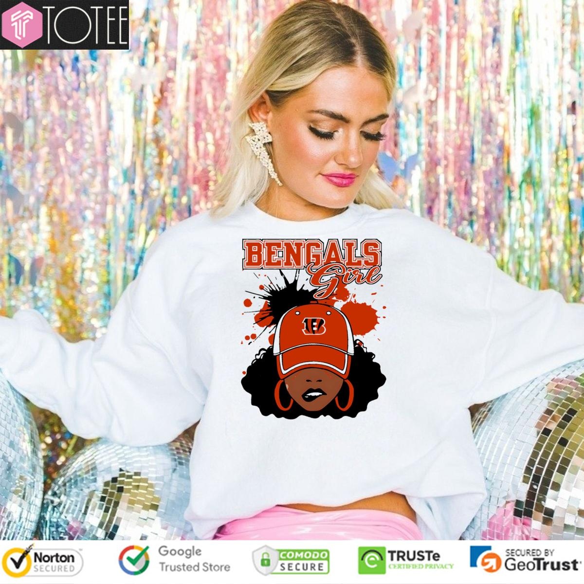 Cincinnati Bengals African Girl T-shirt 3