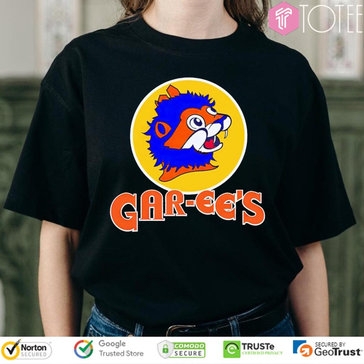 Gar-Ees Fc Parody Cincinnati Gary Mascot Buc-Ees Logo T-shirt 1