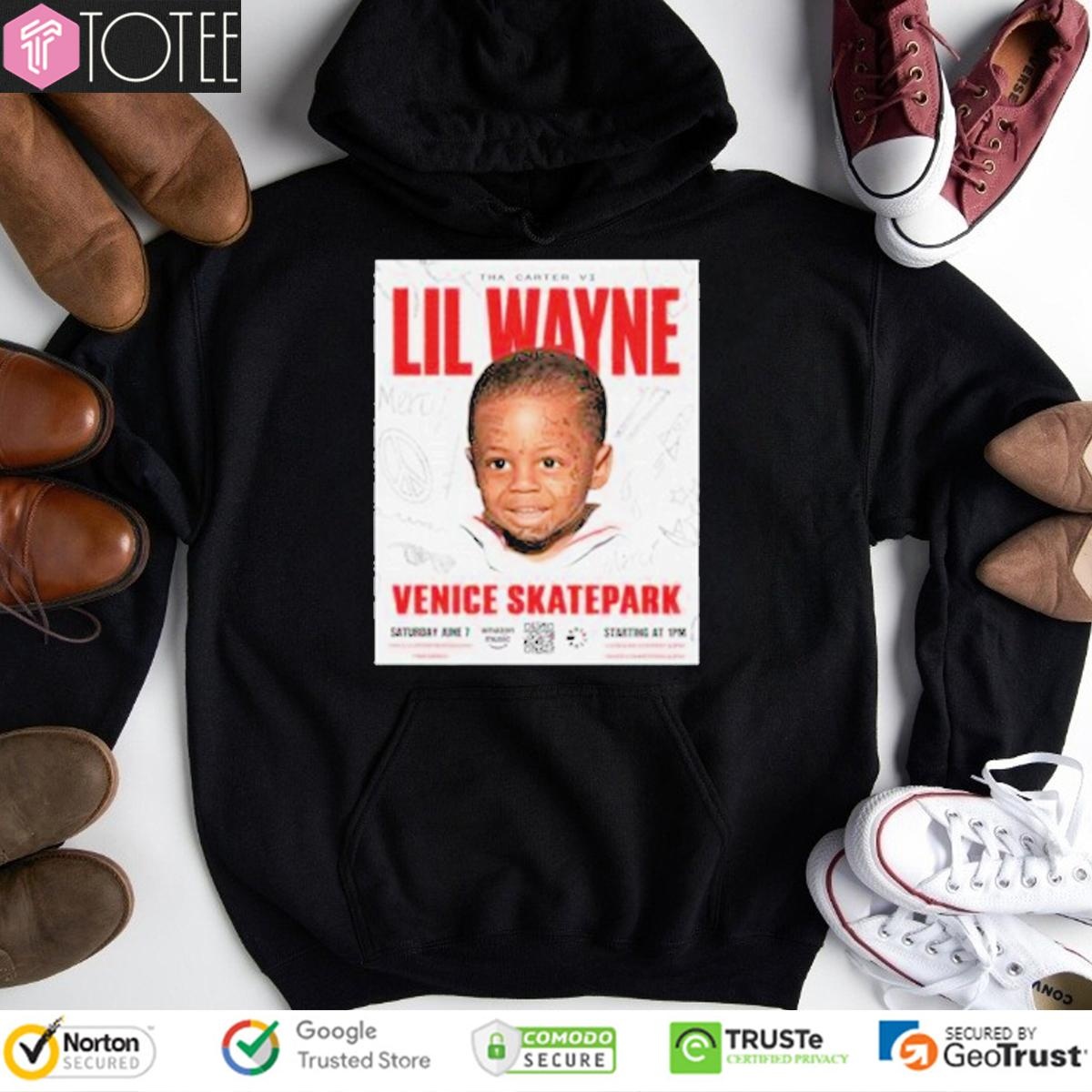 Lil Wayne Album Tha Carter Vi Venice Beach Skatepark Takeover 2025 T-shirt 2