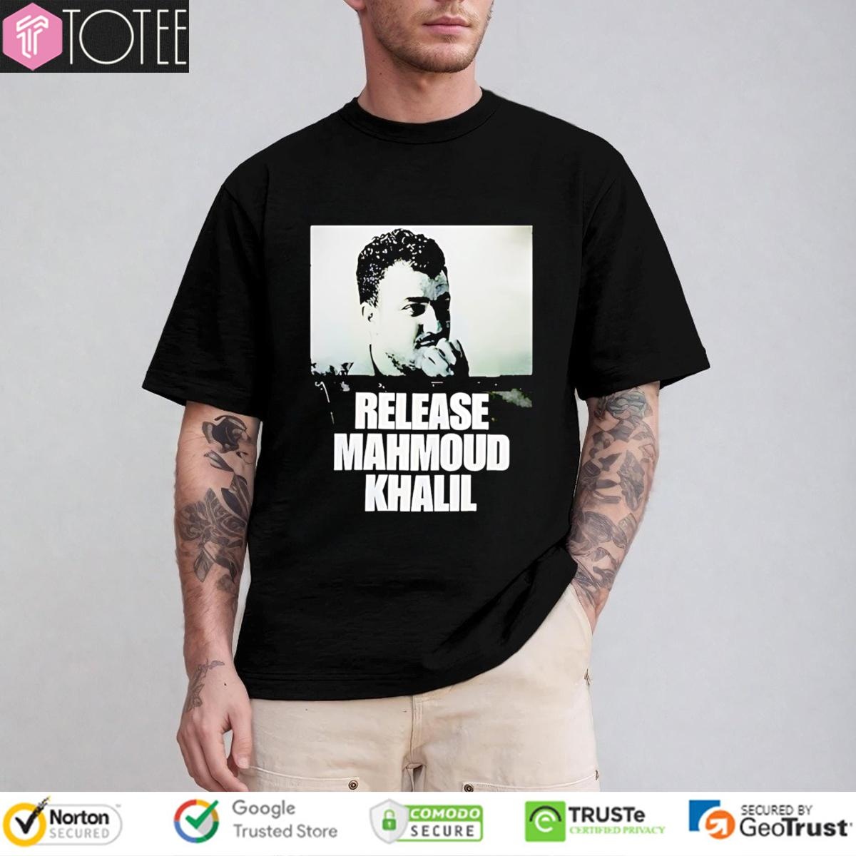 Release Mahmoud Khalil T-shirt