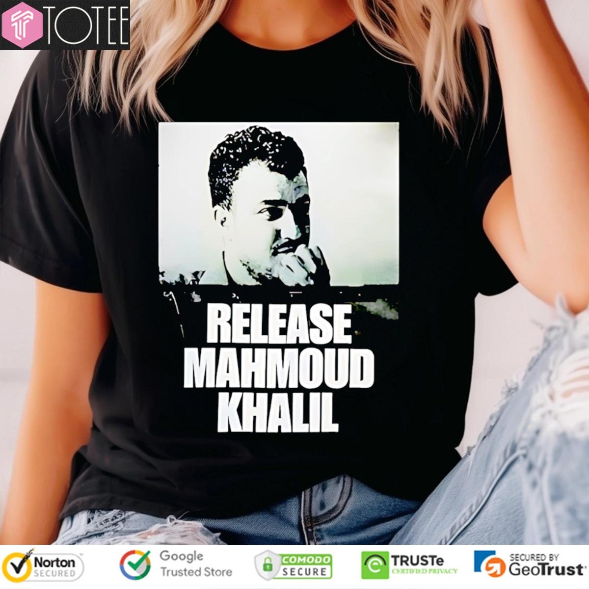 Release Mahmoud Khalil T-shirt 4