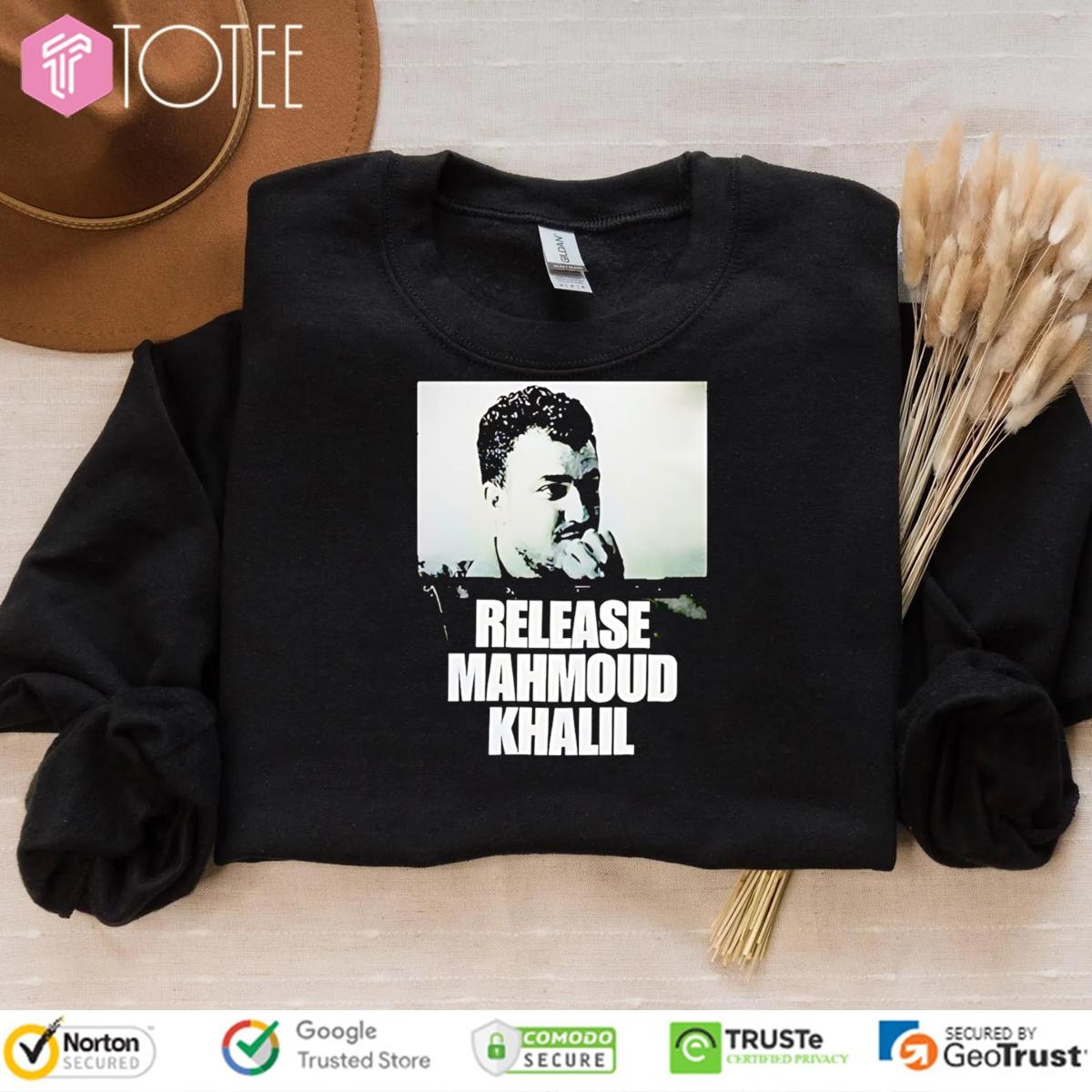 Release Mahmoud Khalil T-shirt 3