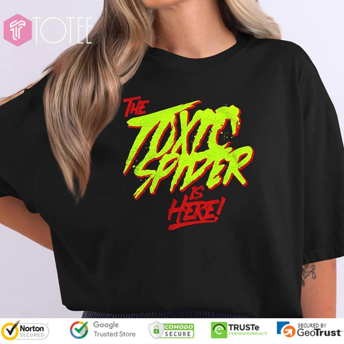 The Thekla Toxic Spider Is Here Heavyweight Aew T-shirt