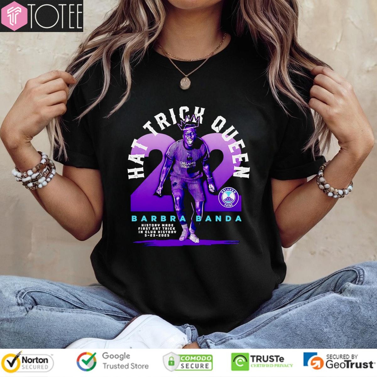 Hat Trick Queen Barbra Banda Orlando Pride Graphic T-shirt 4