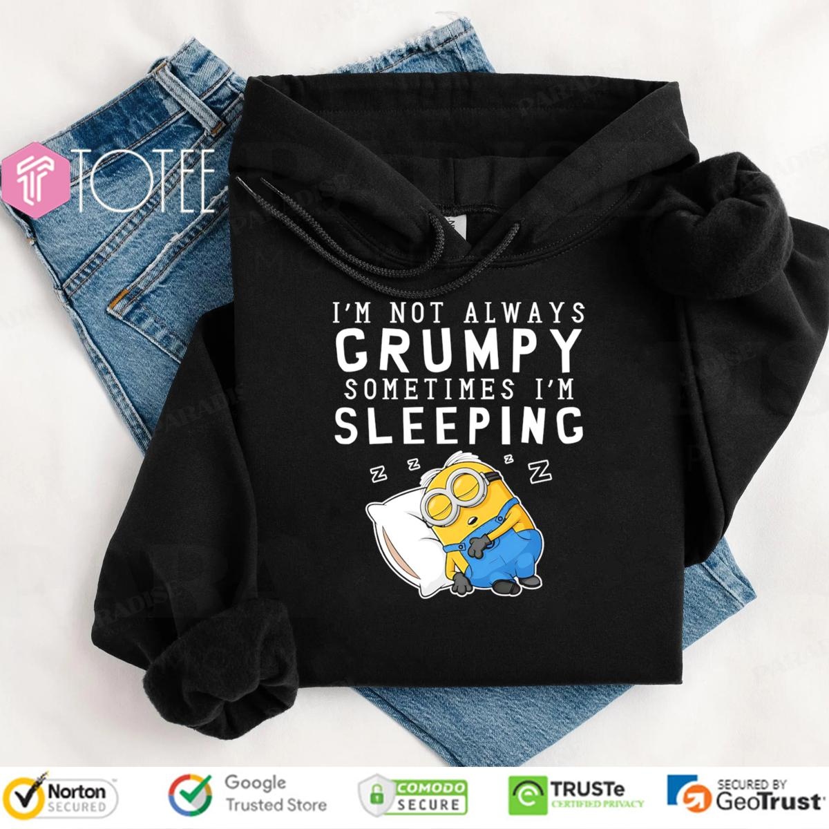 Im Not Always Grumpy Sometimes Im Sleeping Minion T-shirt 2
