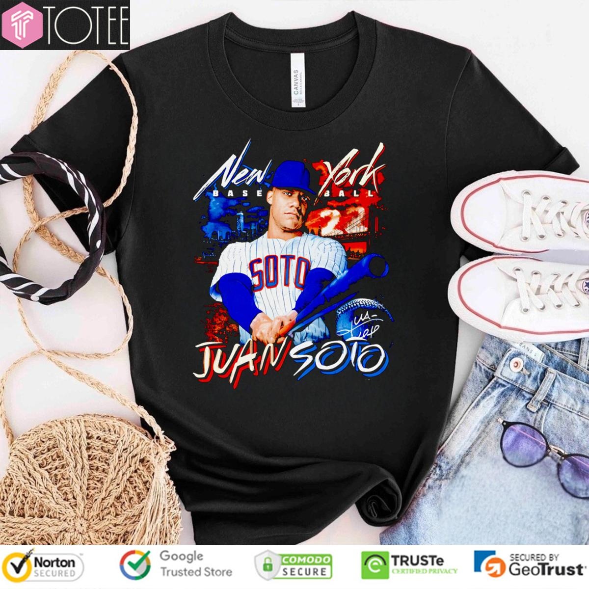 Juan Soto New York Mets Baseball Signature T-shirt