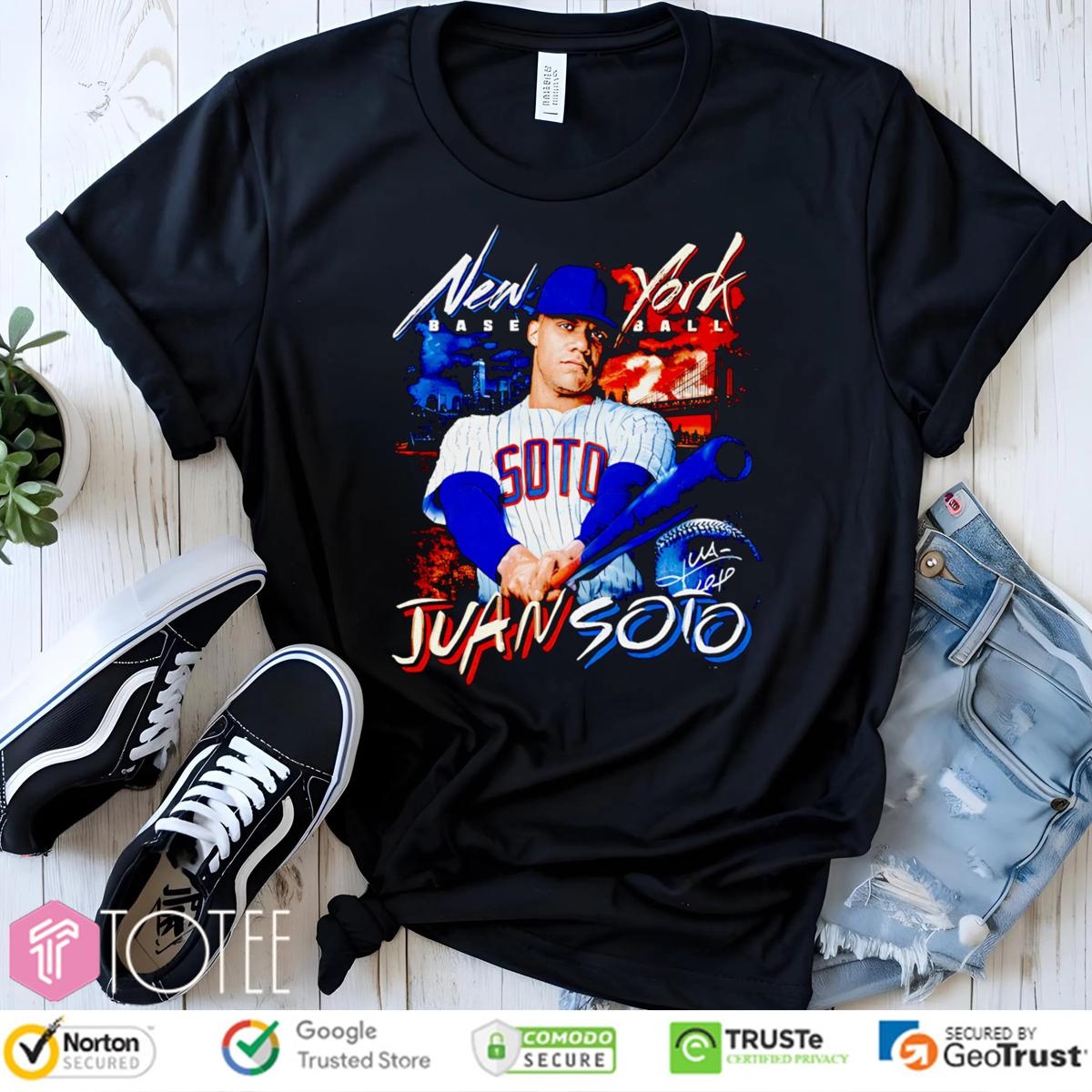 Juan Soto New York Mets Baseball Signature T-shirt 4