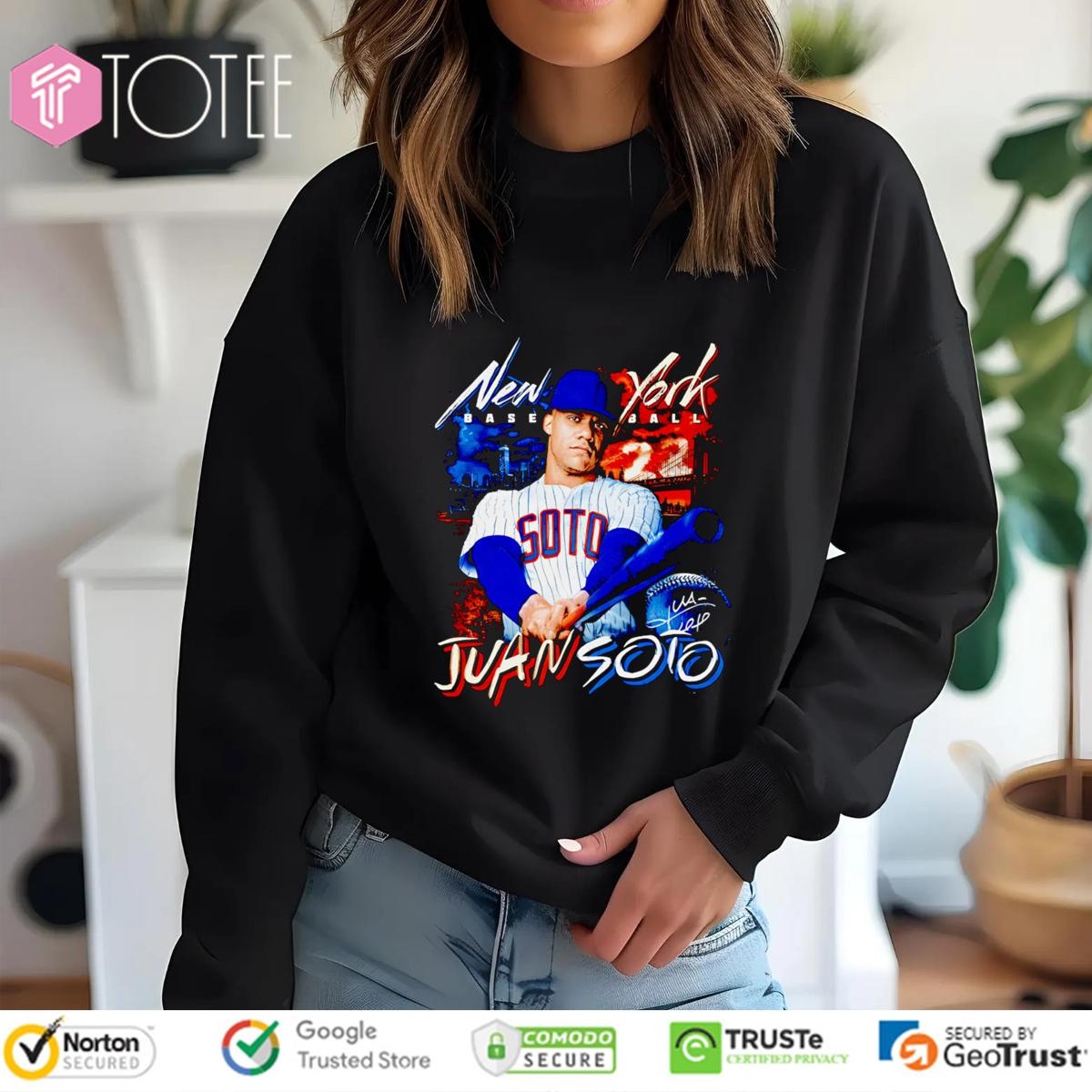 Juan Soto New York Mets Baseball Signature T-shirt 3