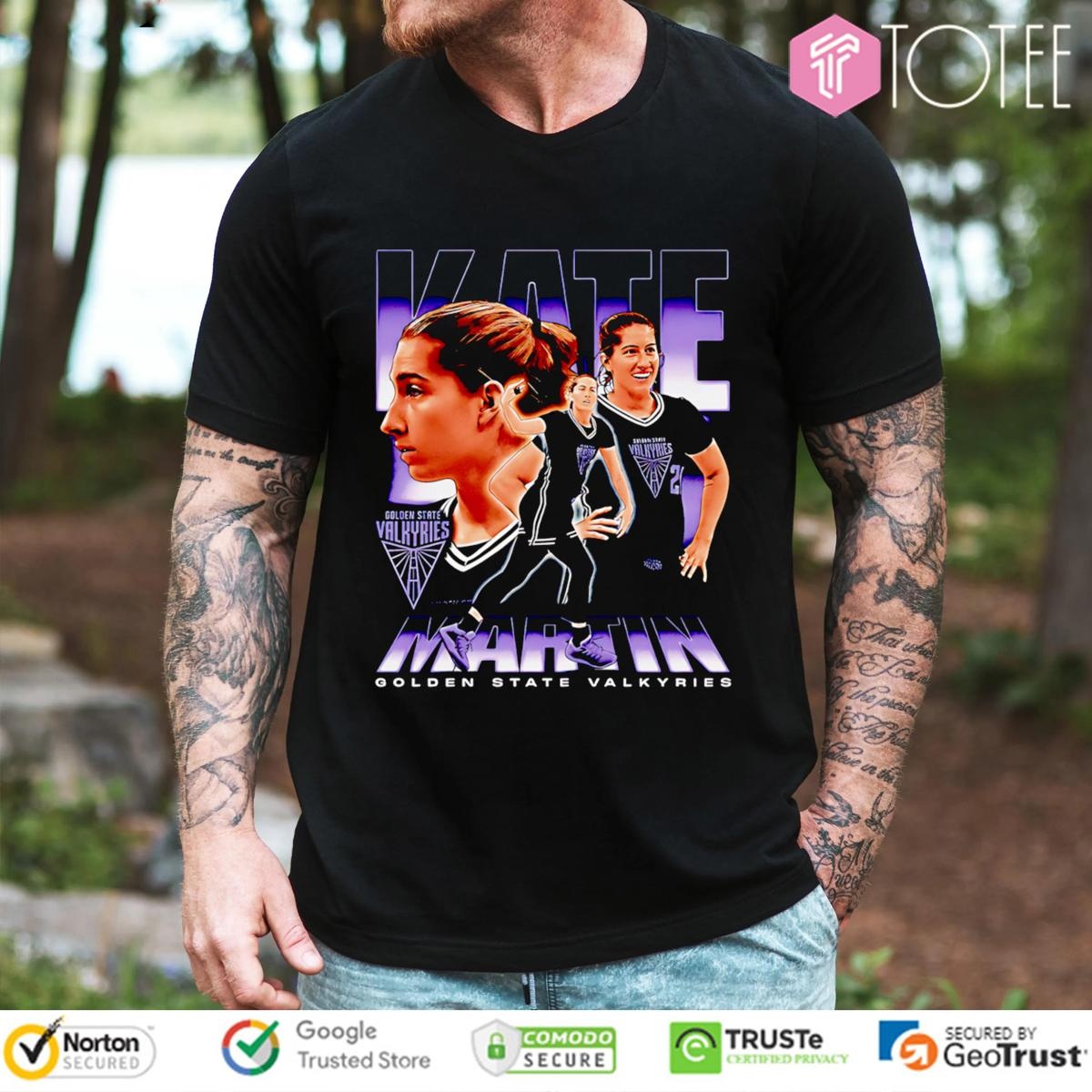 Kate Martin Golden State Valkyries Retro T-shirt