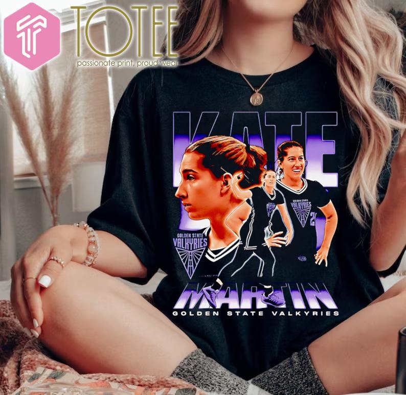 Kate Martin Golden State Valkyries Retro T-shirt 4