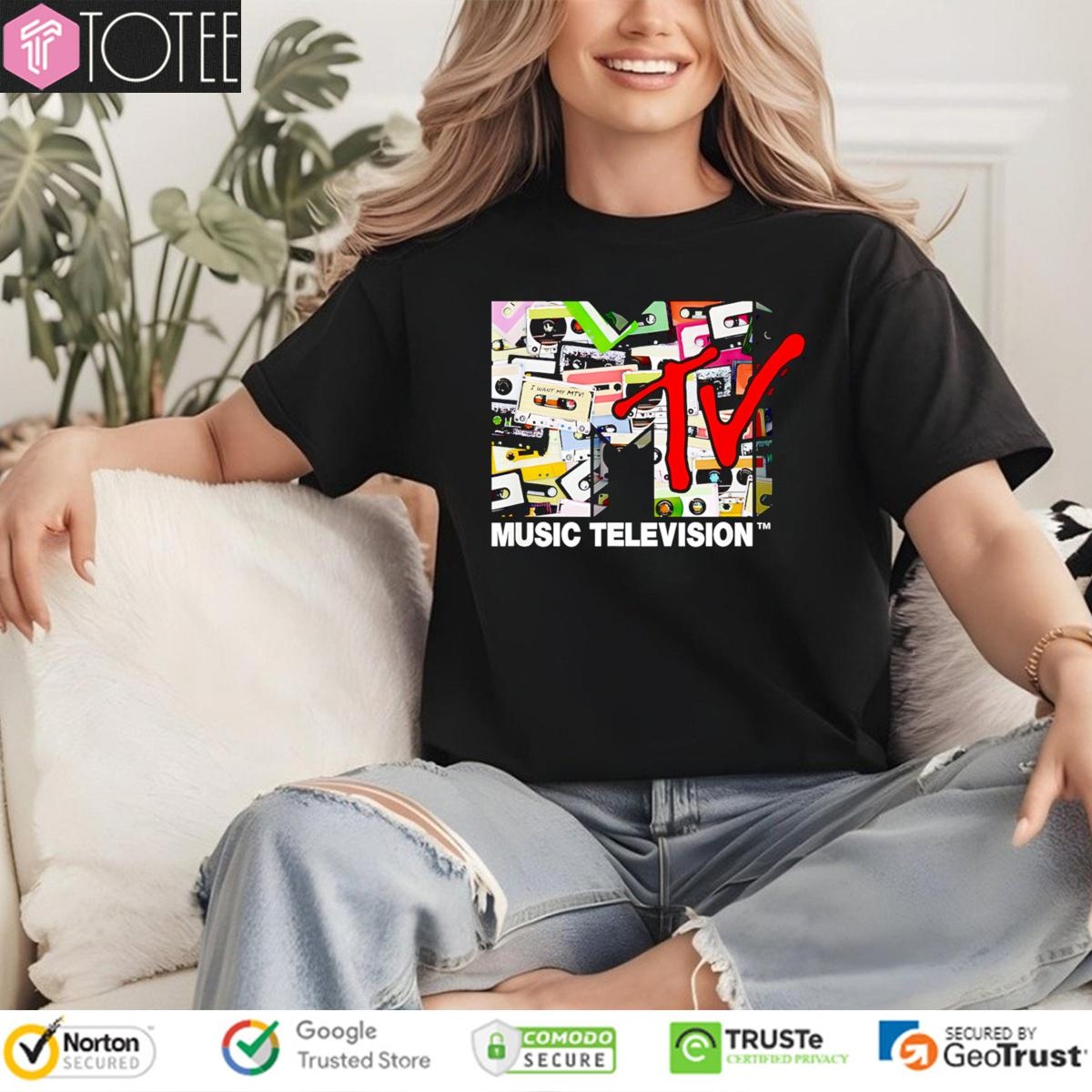 Music Television Mtv Logo T-shirt 4