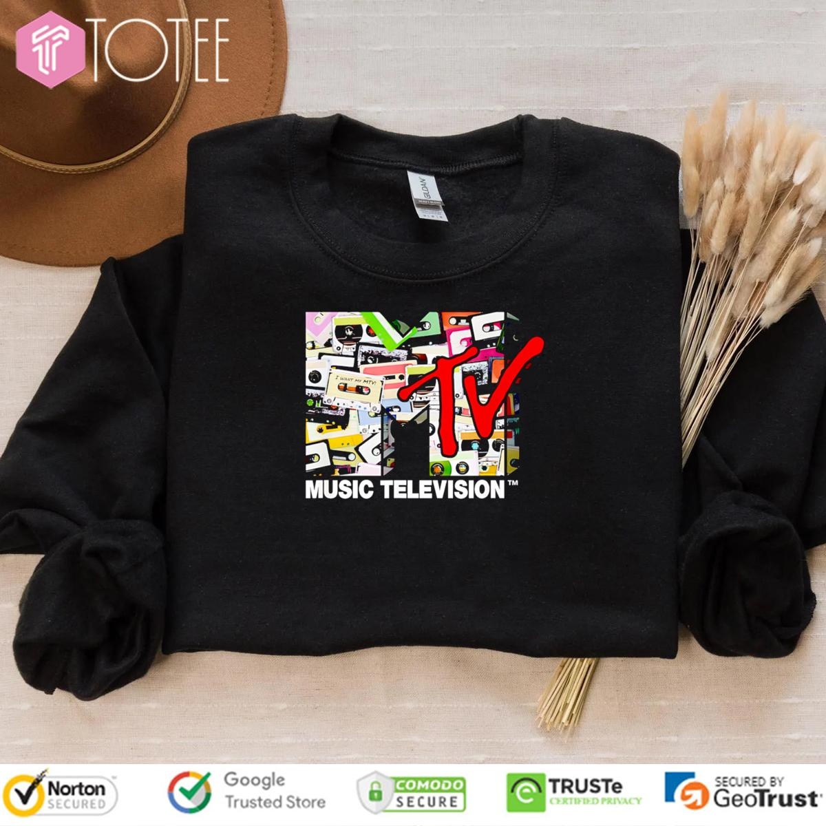Music Television Mtv Logo T-shirt 3