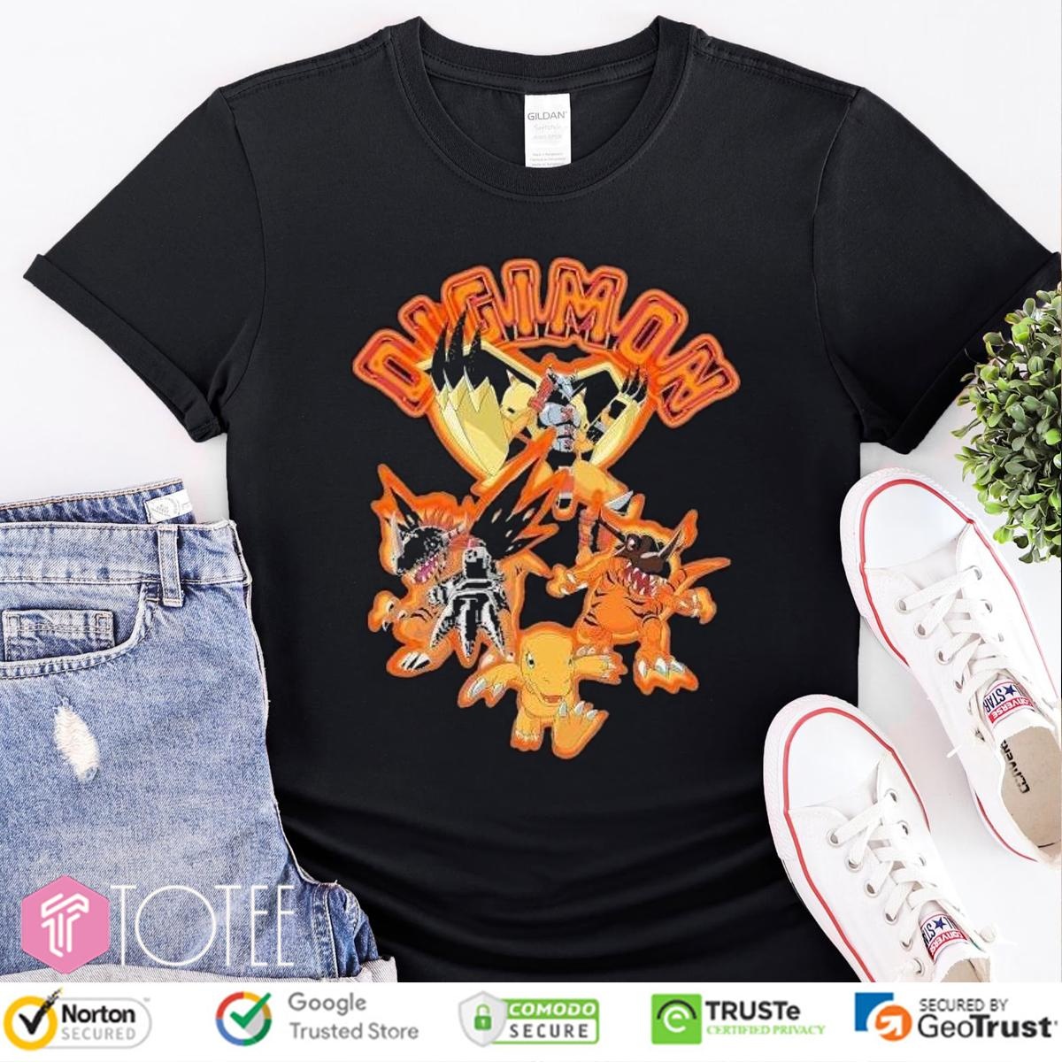 Dim Mak Digimon Agumon Evolution T-shirt