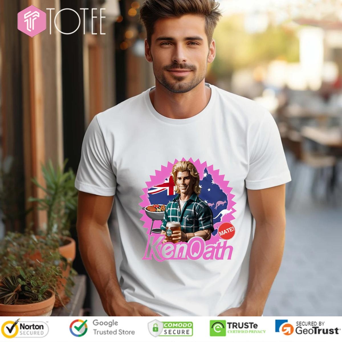 Aussie Bogan Ken Ken Oath Mate Retro T-shirt 1