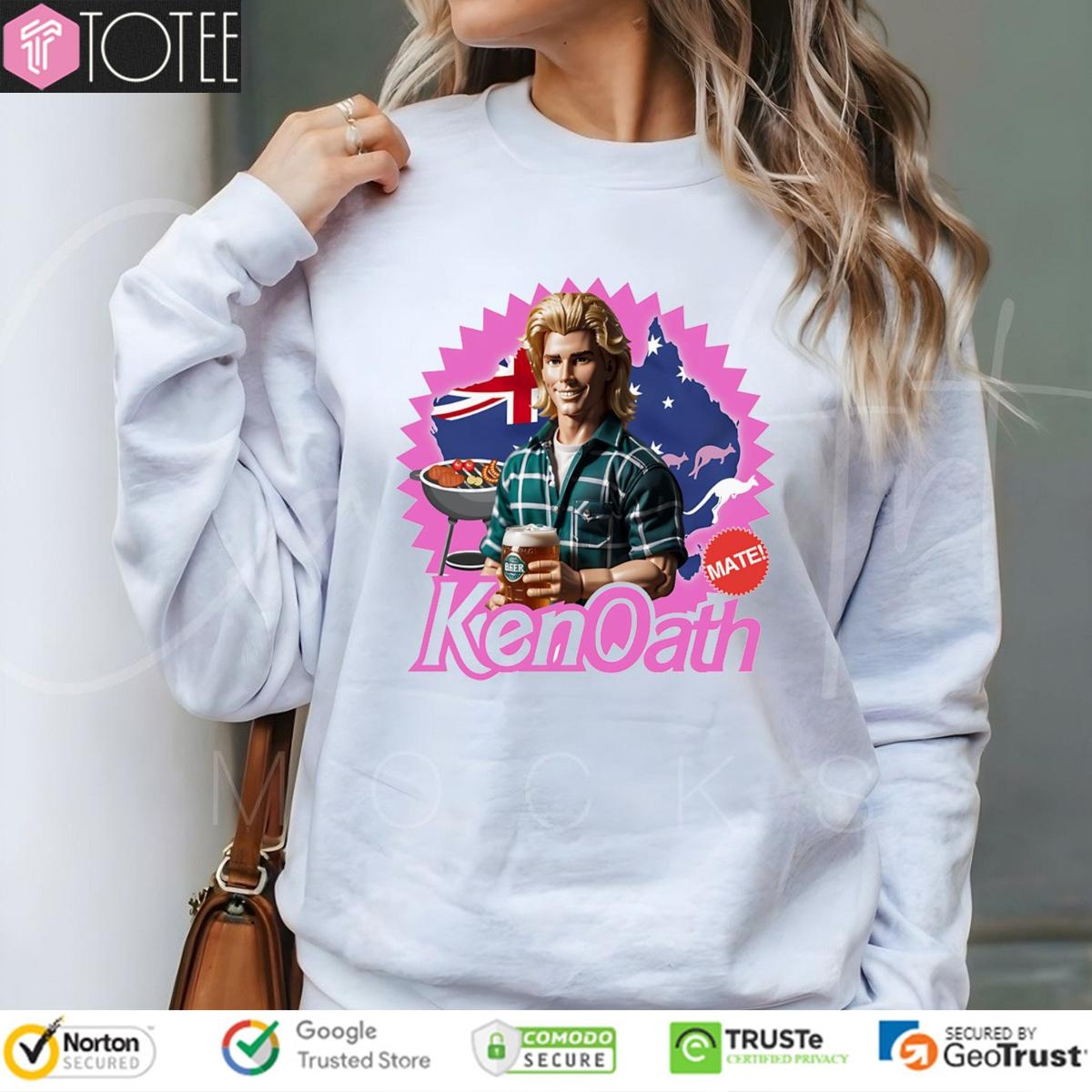 Aussie Bogan Ken Ken Oath Mate Retro T-shirt 3