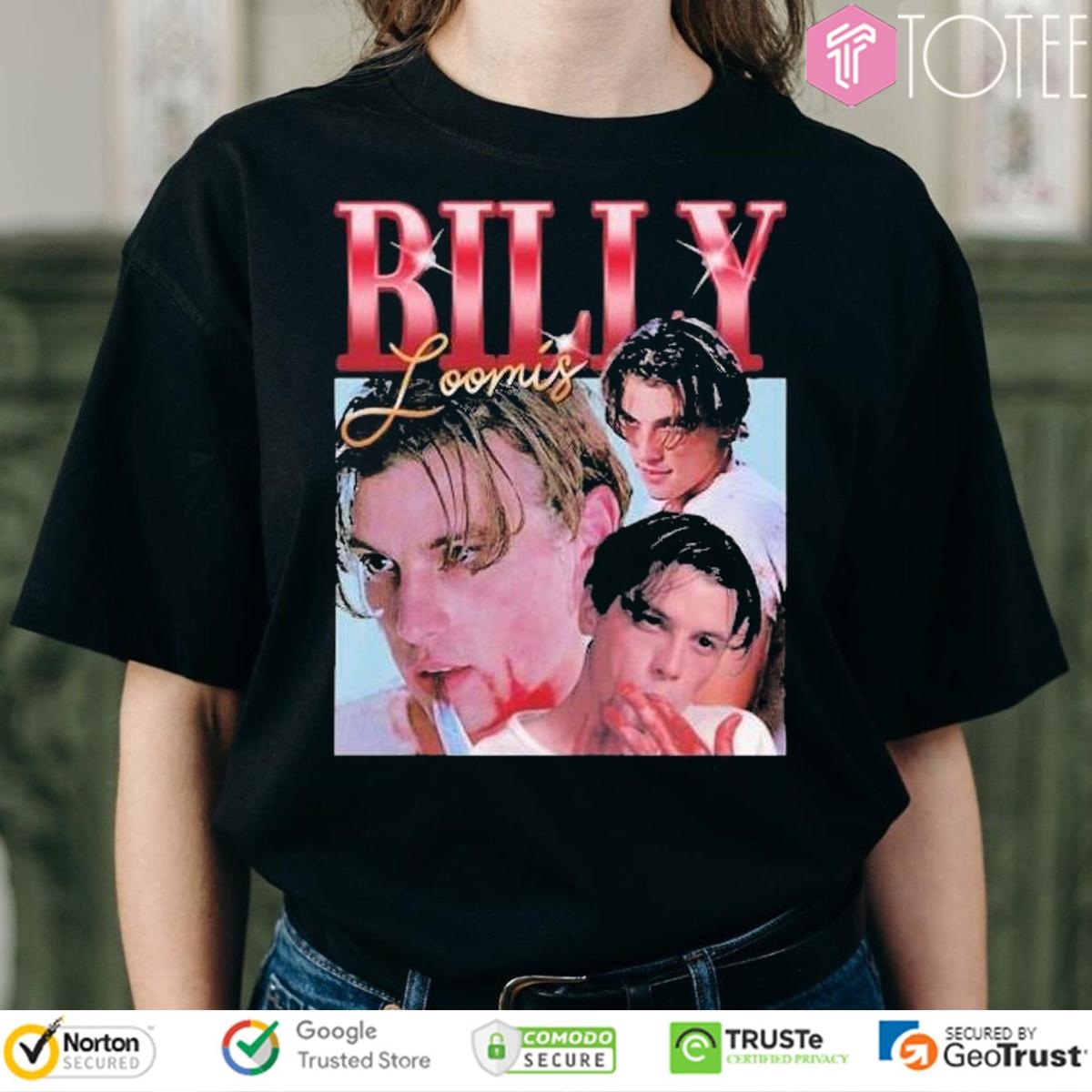 Billy Loomis Scream Vintage Bootleg Graphic T-shirt 1