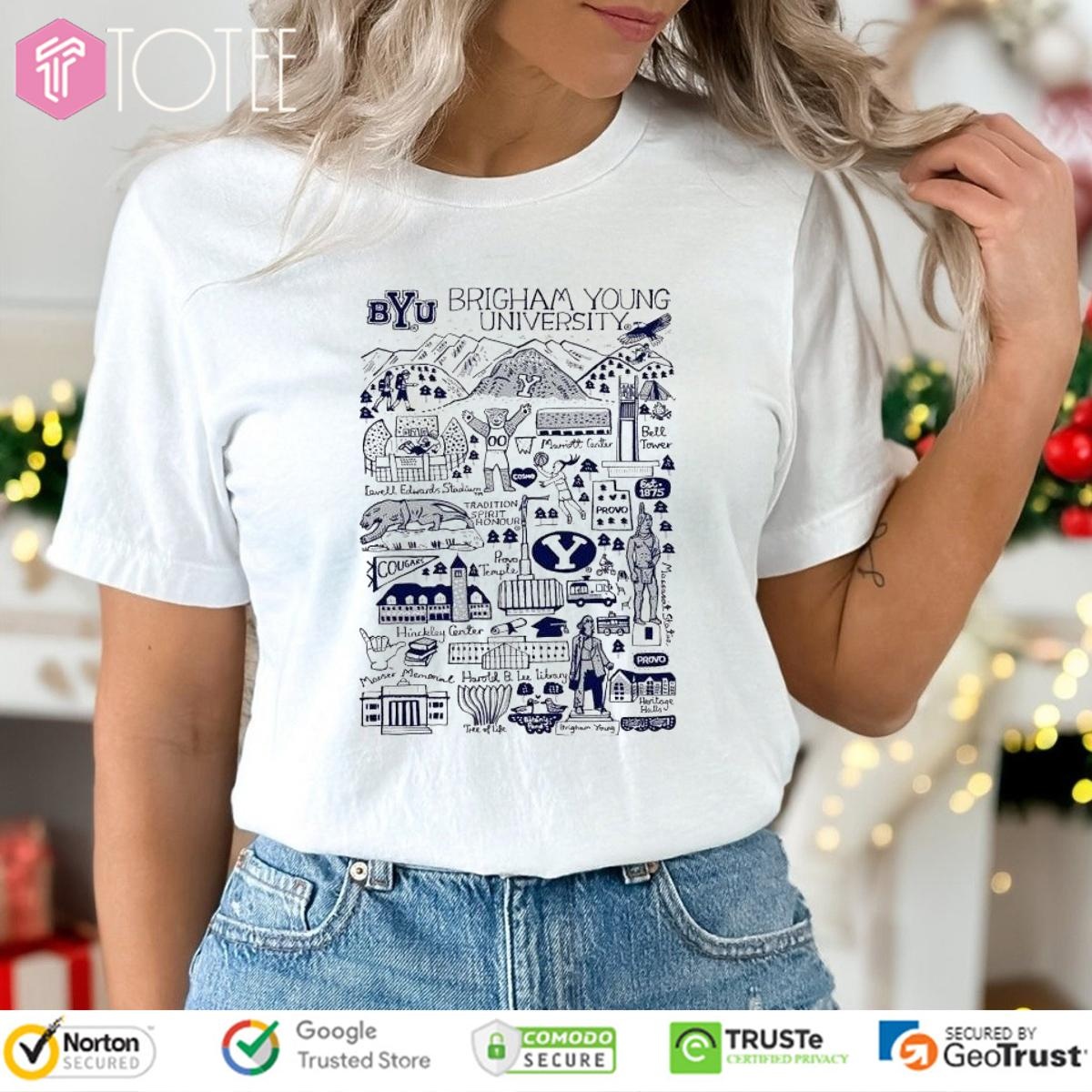 Brigham Young University Art Illustration T-shirt