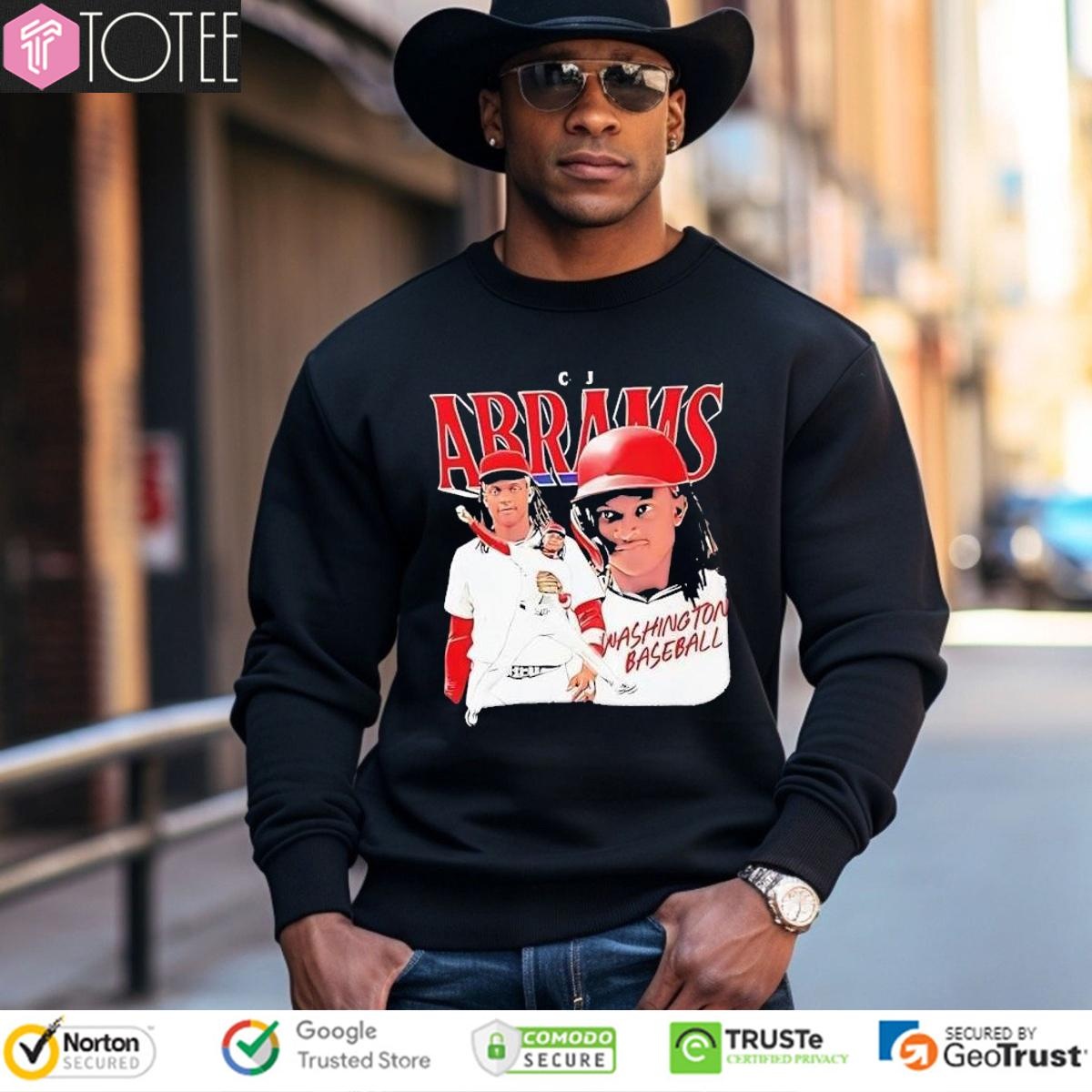 Cj Abrams Washington Nationals Baseball Shirt 3