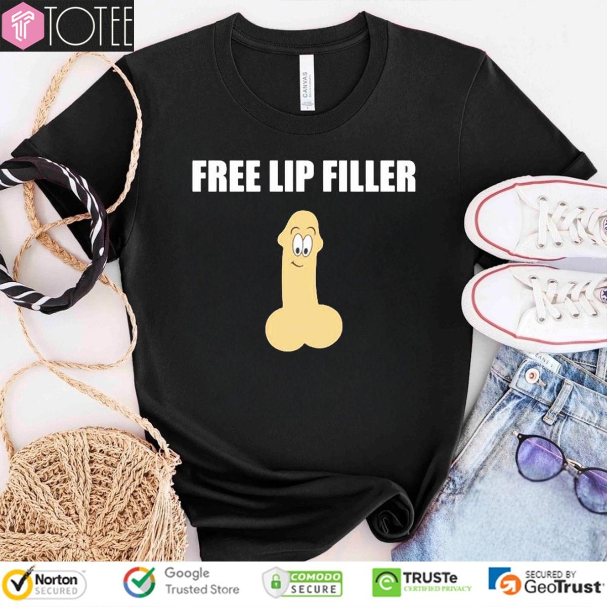 Dick Free Lip Filler Joshua Summerhays T-shirt 4