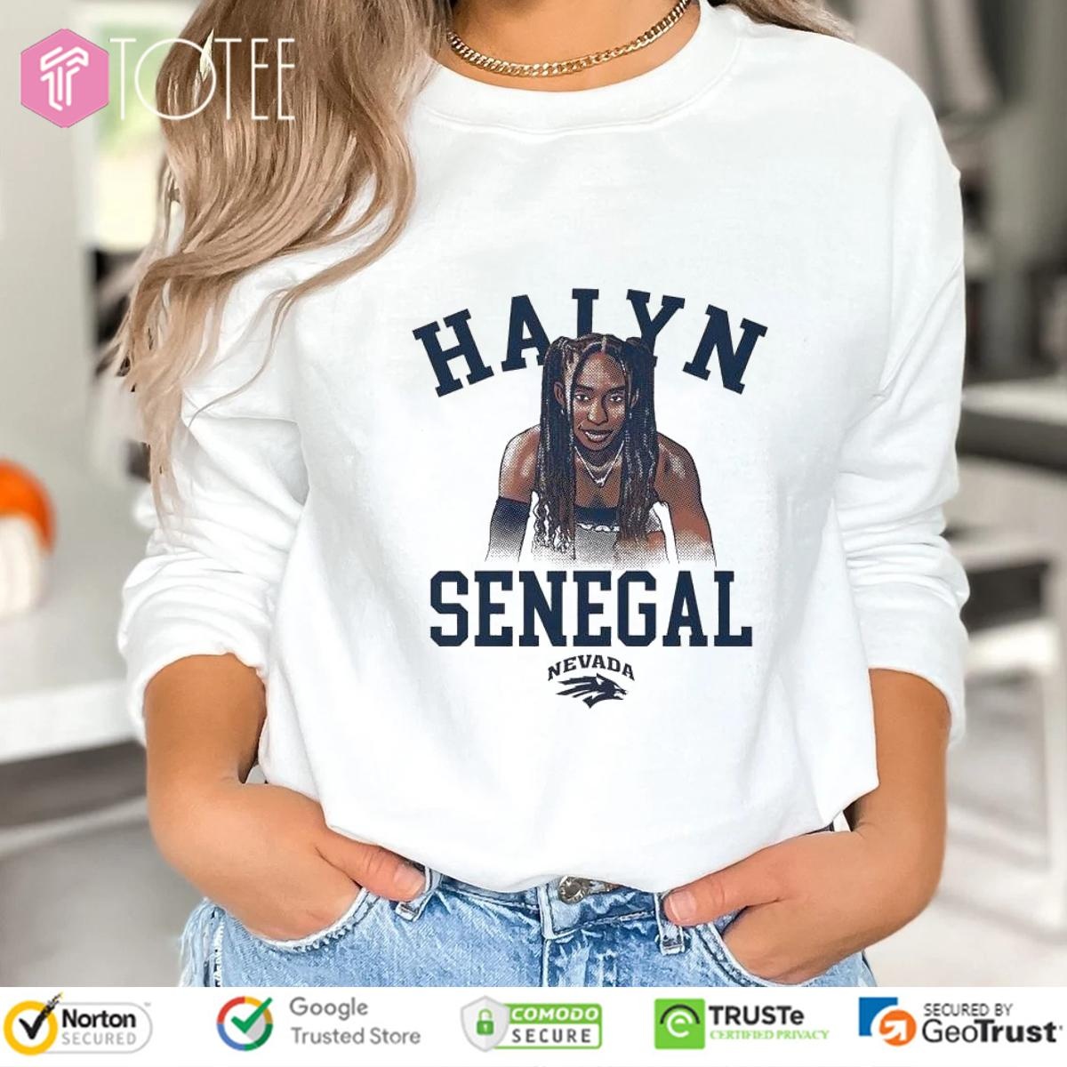 Halyn Senegal Nevada Wolf Pack T-shirt 3