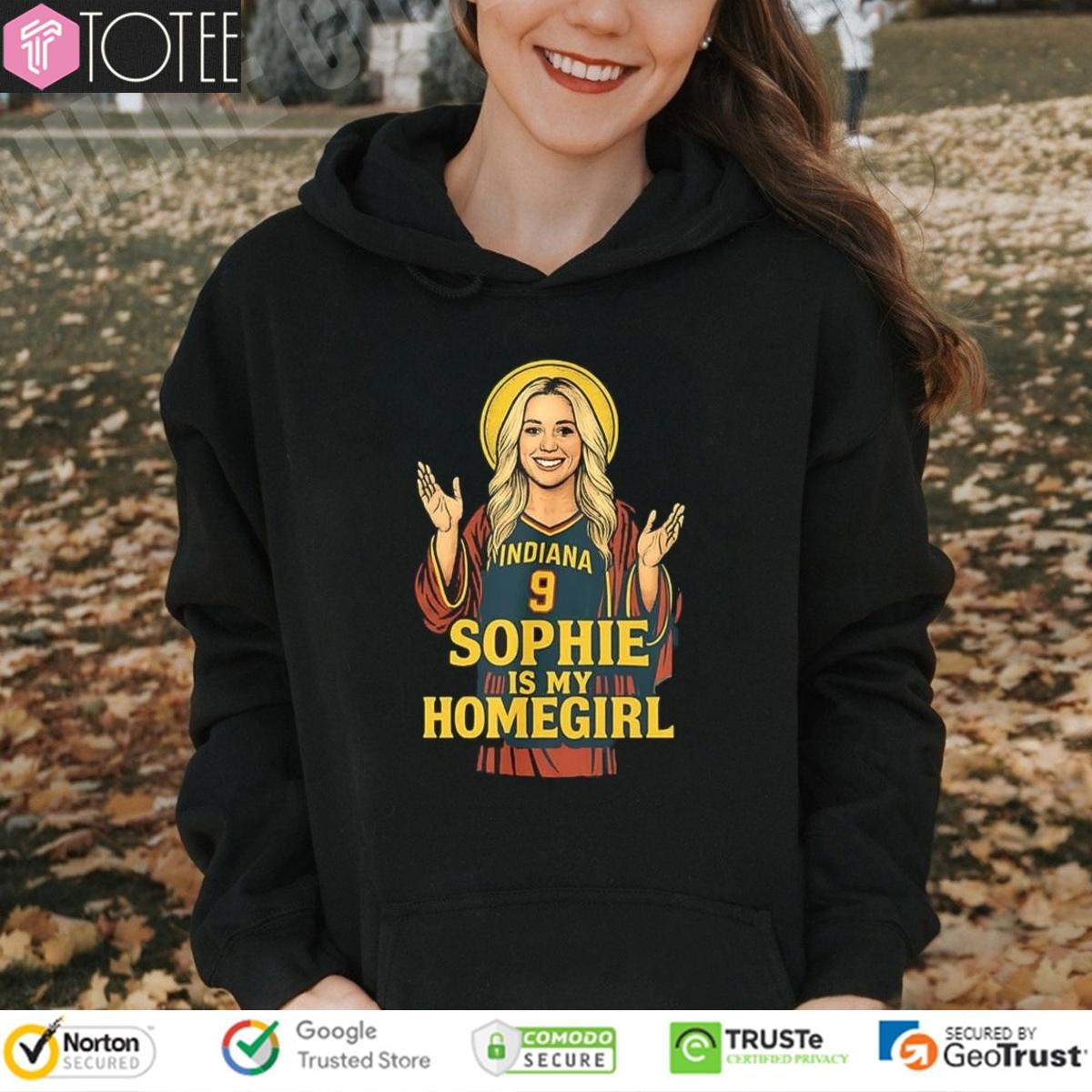 Indiana Fever Sophie Cunningham Jesus Is My Homegirl T-shirt 2