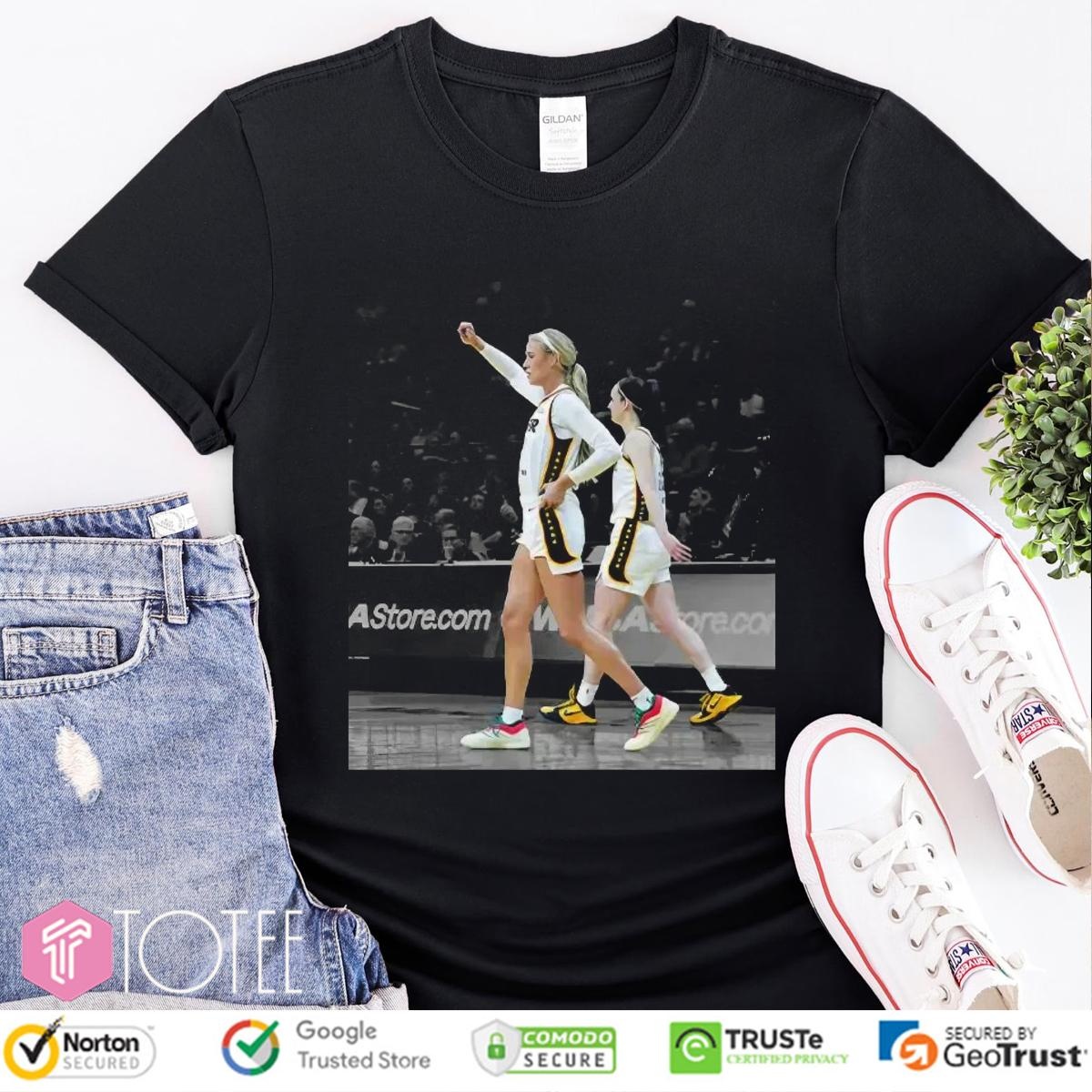 Indiana Fever Sophie Cunningham Protecting Caitlin Clark T-shirt 1