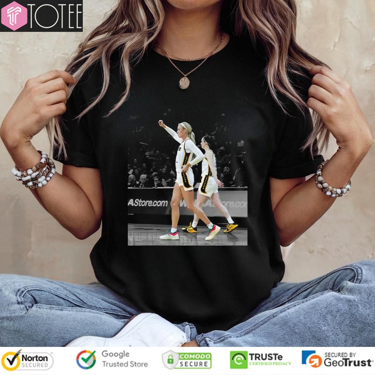 Indiana Fever Sophie Cunningham Protecting Caitlin Clark T-shirt 4