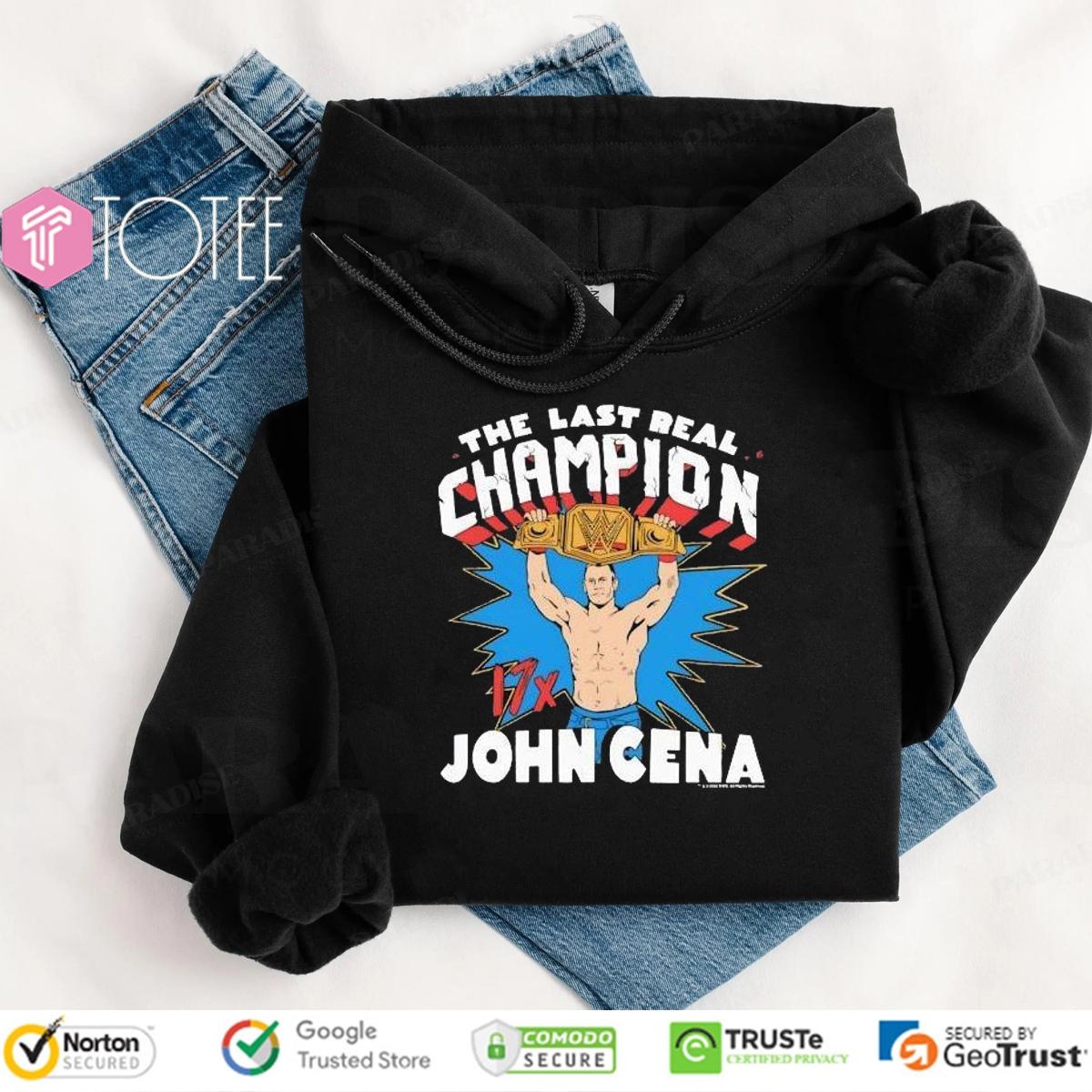 John Cena The Last Real Champion Wwe 17X Cartoon Shirt 2