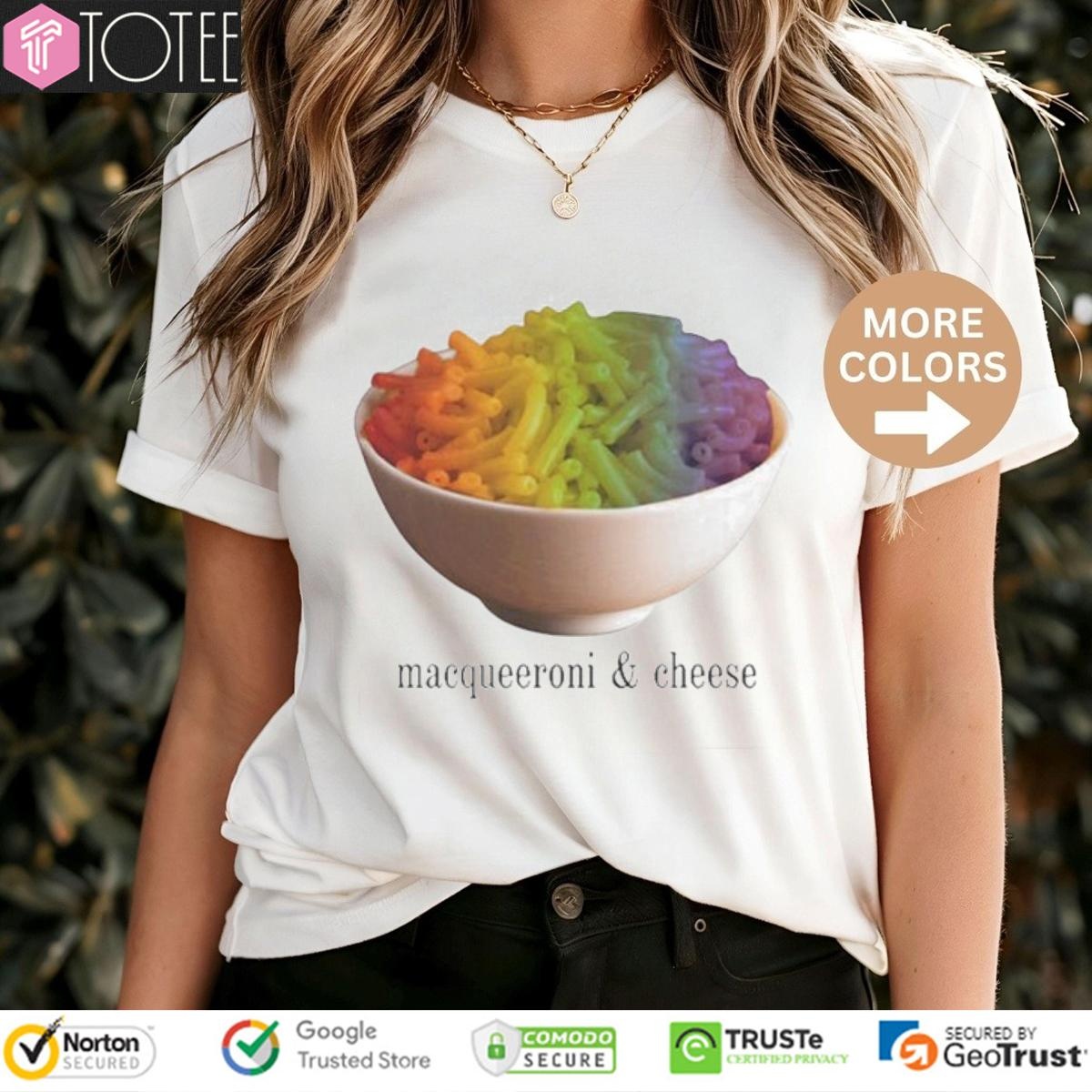 Macqueeroni And Cheese Pride Rainbow T-shirt 4