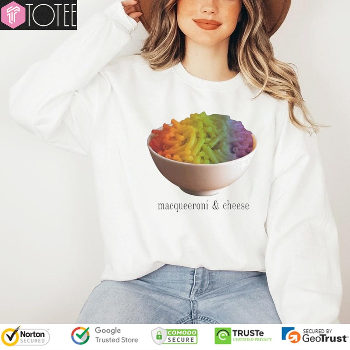 Macqueeroni And Cheese Pride Rainbow T-shirt 3