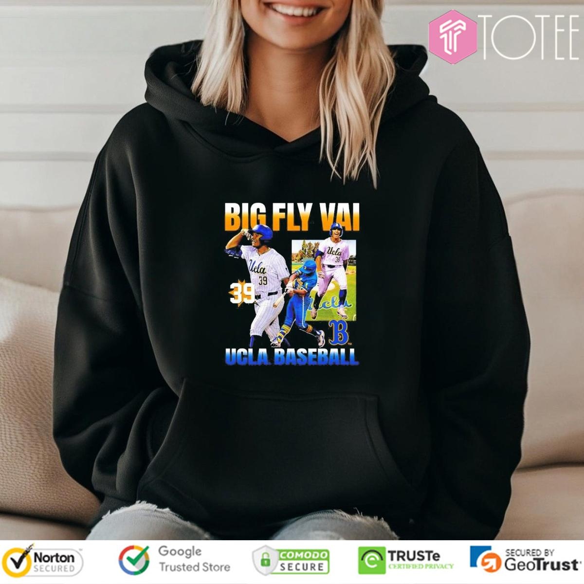 Mulivai Levu 90S Big Fly Vai Ucla Bruins Baseball Shirt 2
