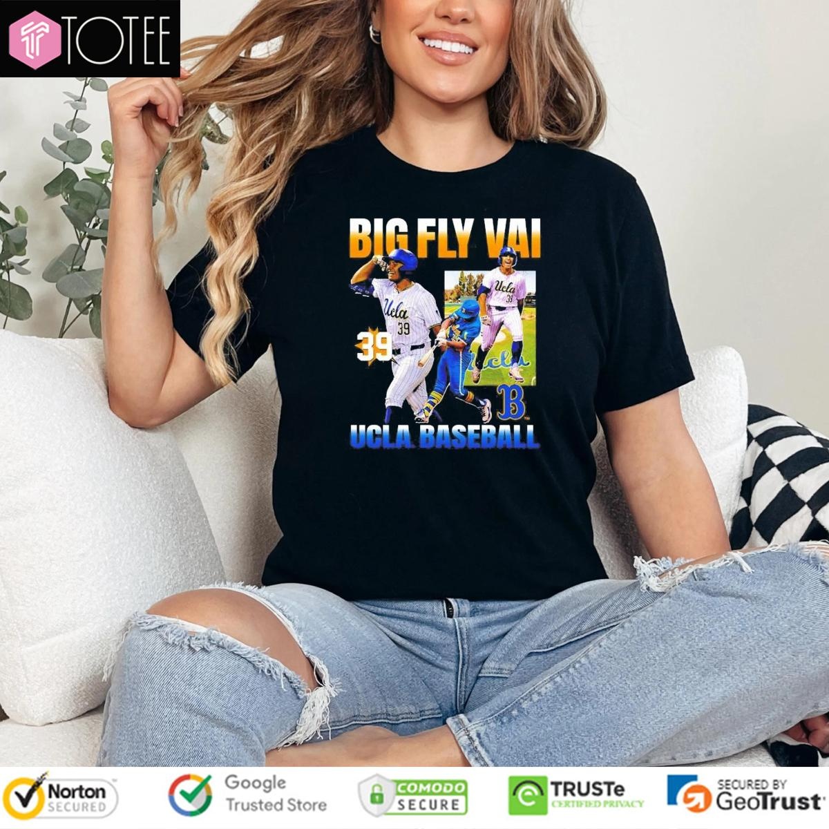Mulivai Levu 90S Big Fly Vai Ucla Bruins Baseball Shirt 4