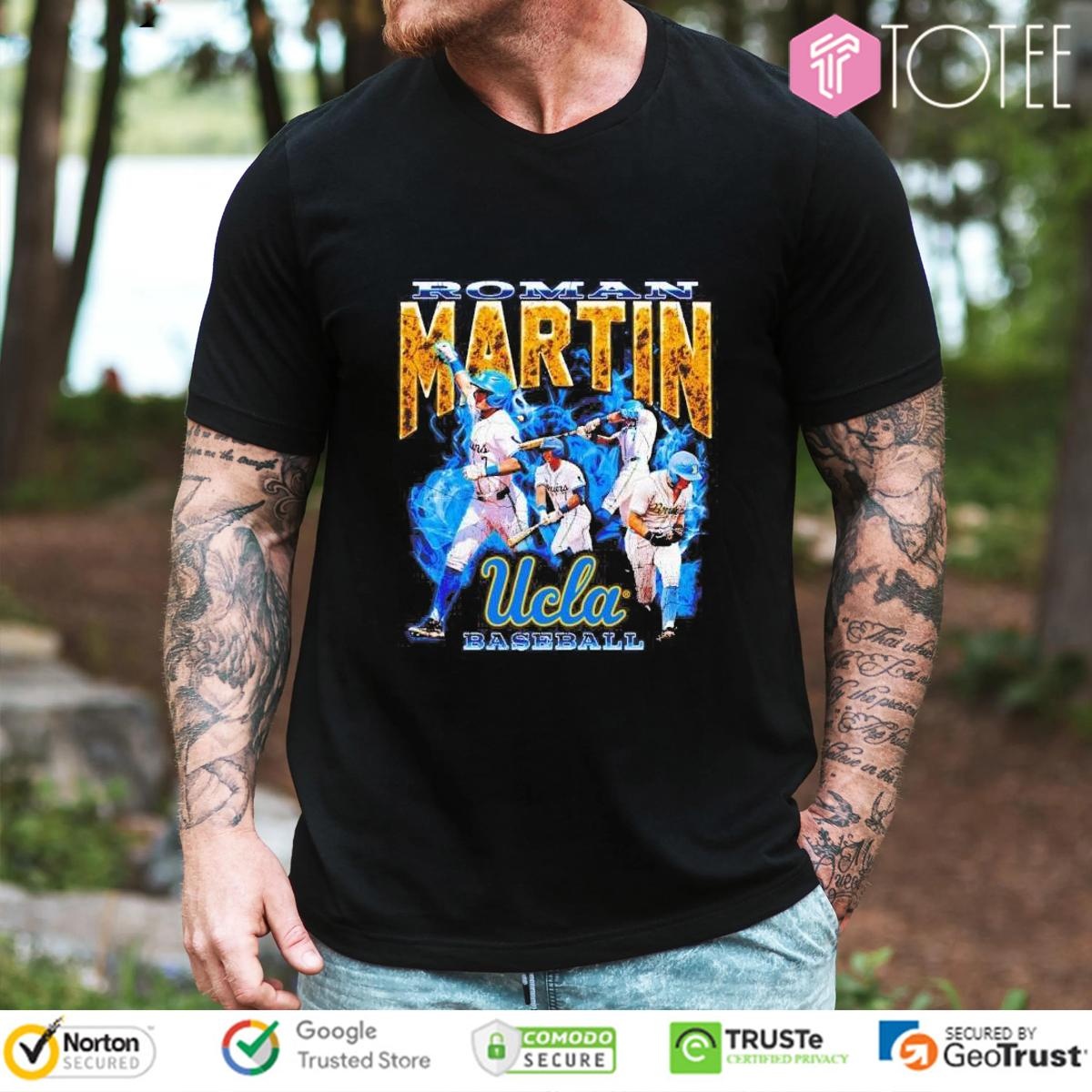 Roman Martin 90S Picture Collage Ucla Bruins Baseball T-shirt 1