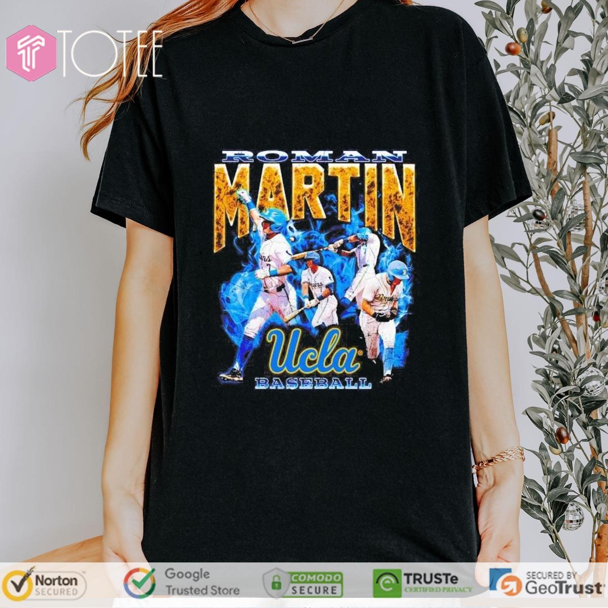 Roman Martin 90S Picture Collage Ucla Bruins Baseball T-shirt 4