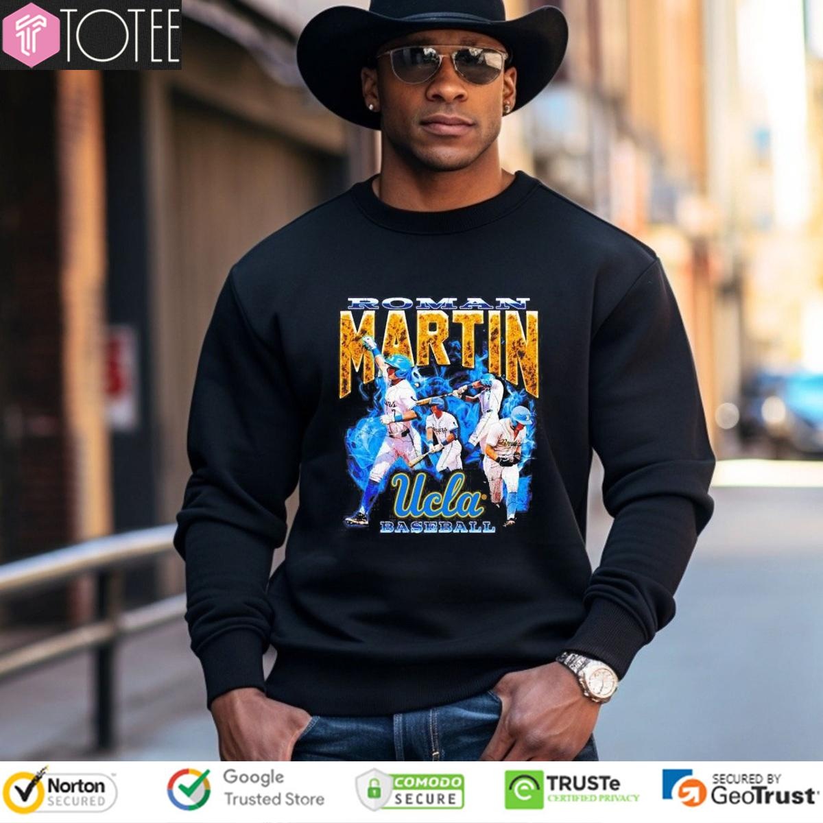 Roman Martin 90S Picture Collage Ucla Bruins Baseball T-shirt 3