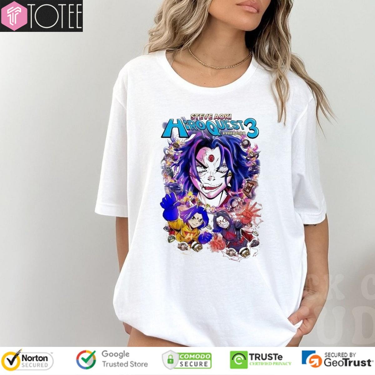 Steve Aoki Hiroquest 3 Summer Tour 2025 Shirt 1