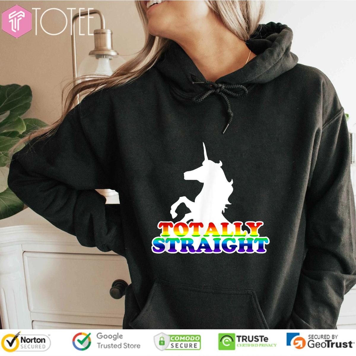 Unicorn Totally Straight Lgbt Pride T-shirt 2