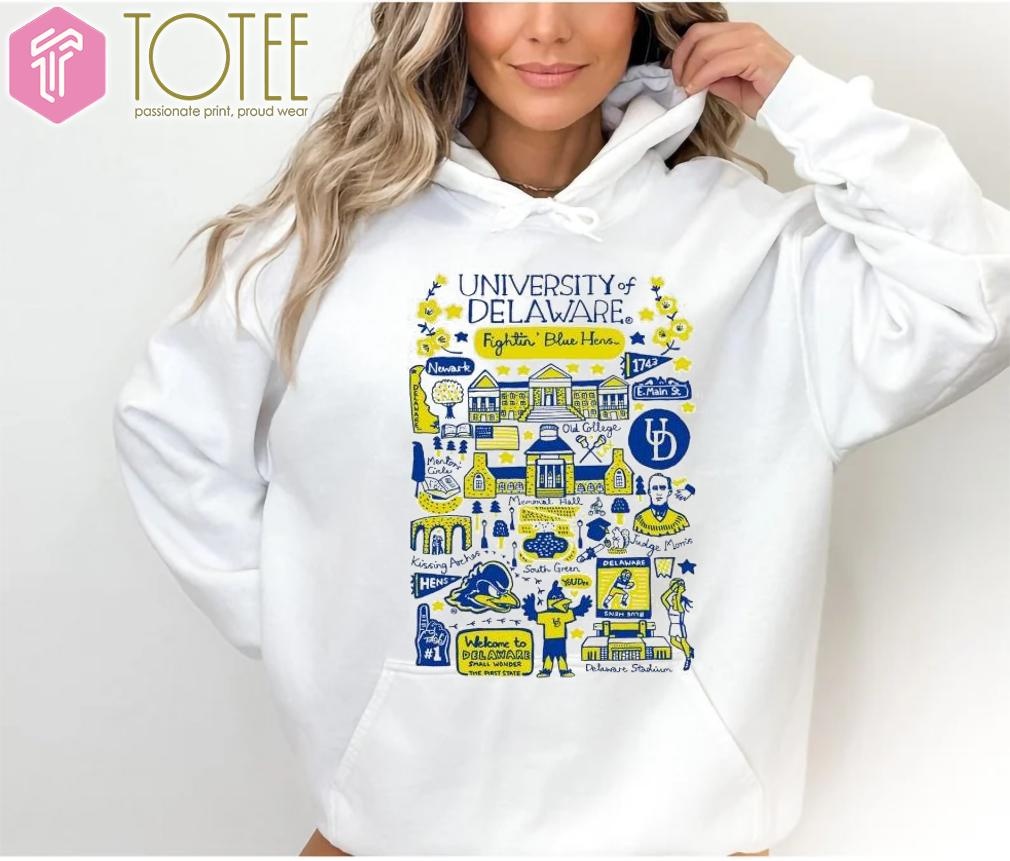 University Of Delaware Art Illustration T-shirt 2