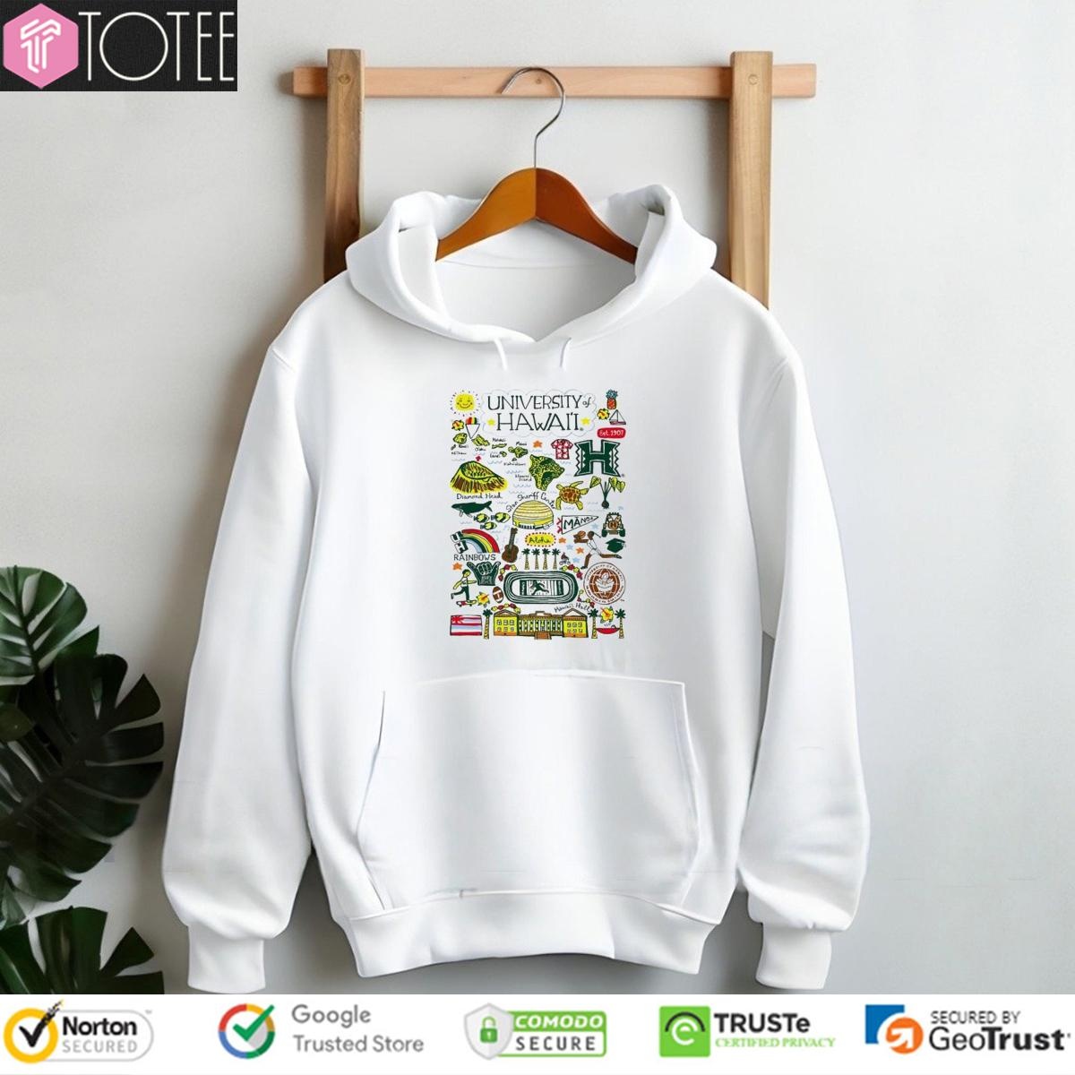 University Of Hawaii Art Illustration T-shirt 2
