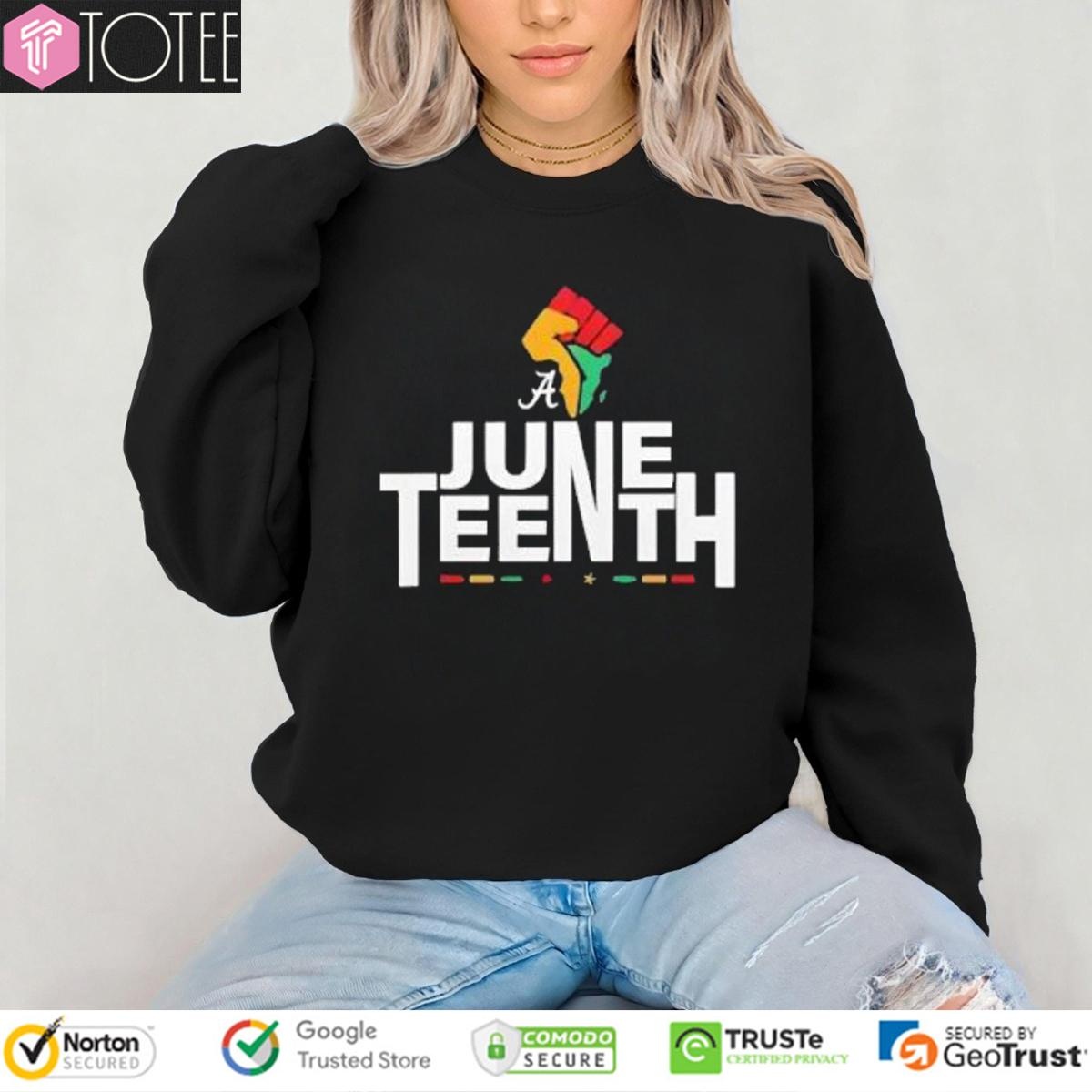 Alabama Crimson Tide Juneteenth Celebrate Freedom T-shirt 3